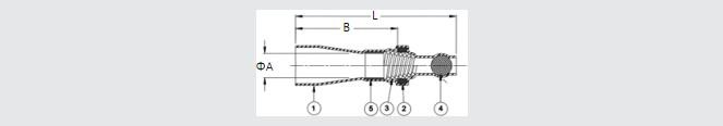 non rohs solder seal grip device stub splice 7